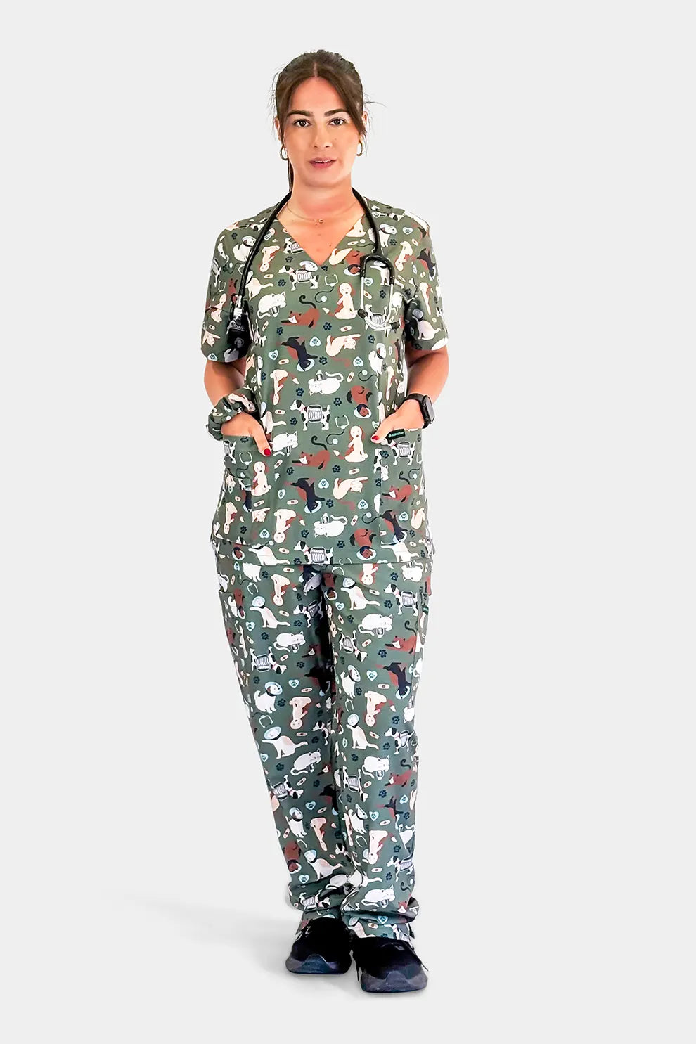 Paws on Duty Scrub Set Babuchaa